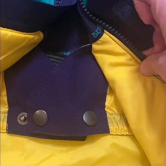 Burton Kid’s Silvertail Jacket Dynasty Green/Parachute Purple Size 10/M - Picture 7 of 11